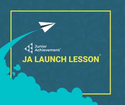 An image that says JA Launch Lesson.